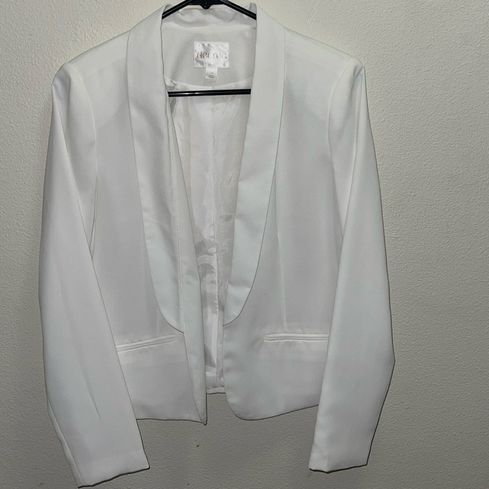 White blazer